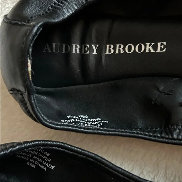 Audrey Brooke Black Beaded Flats - Picture 3 of 8